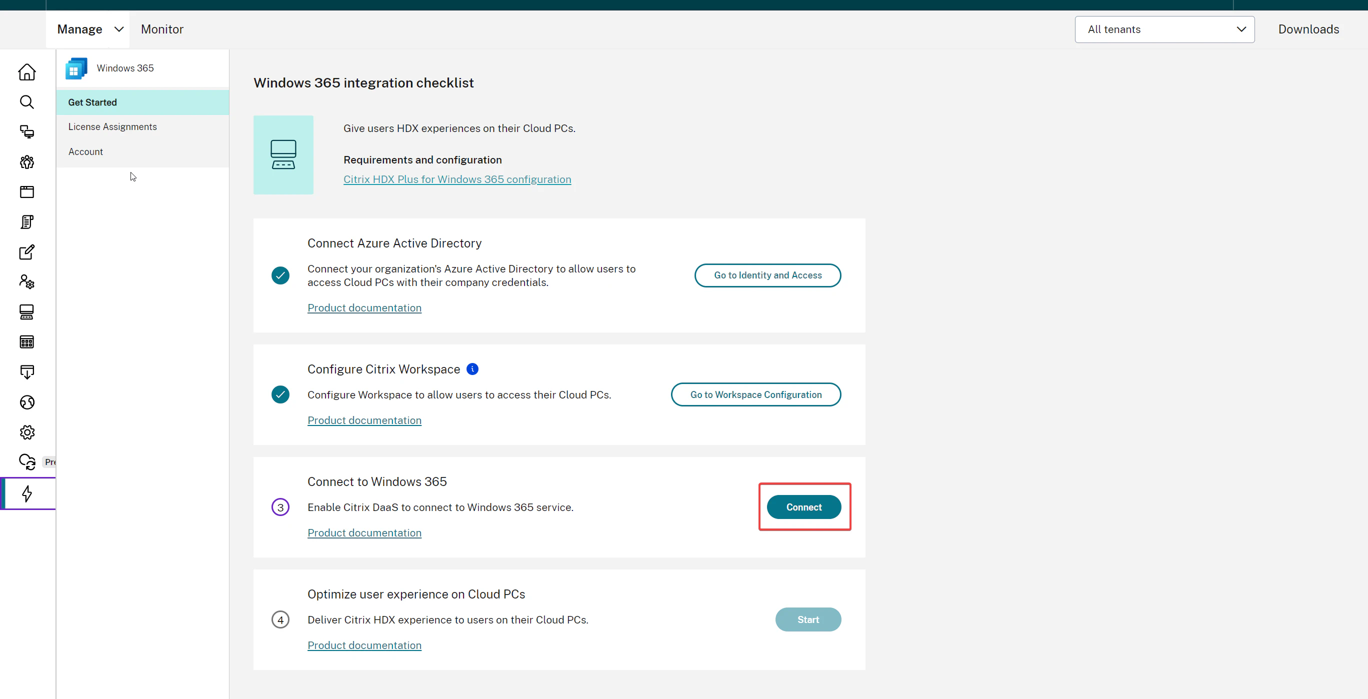 Citrix Cloud - Workspace configuration