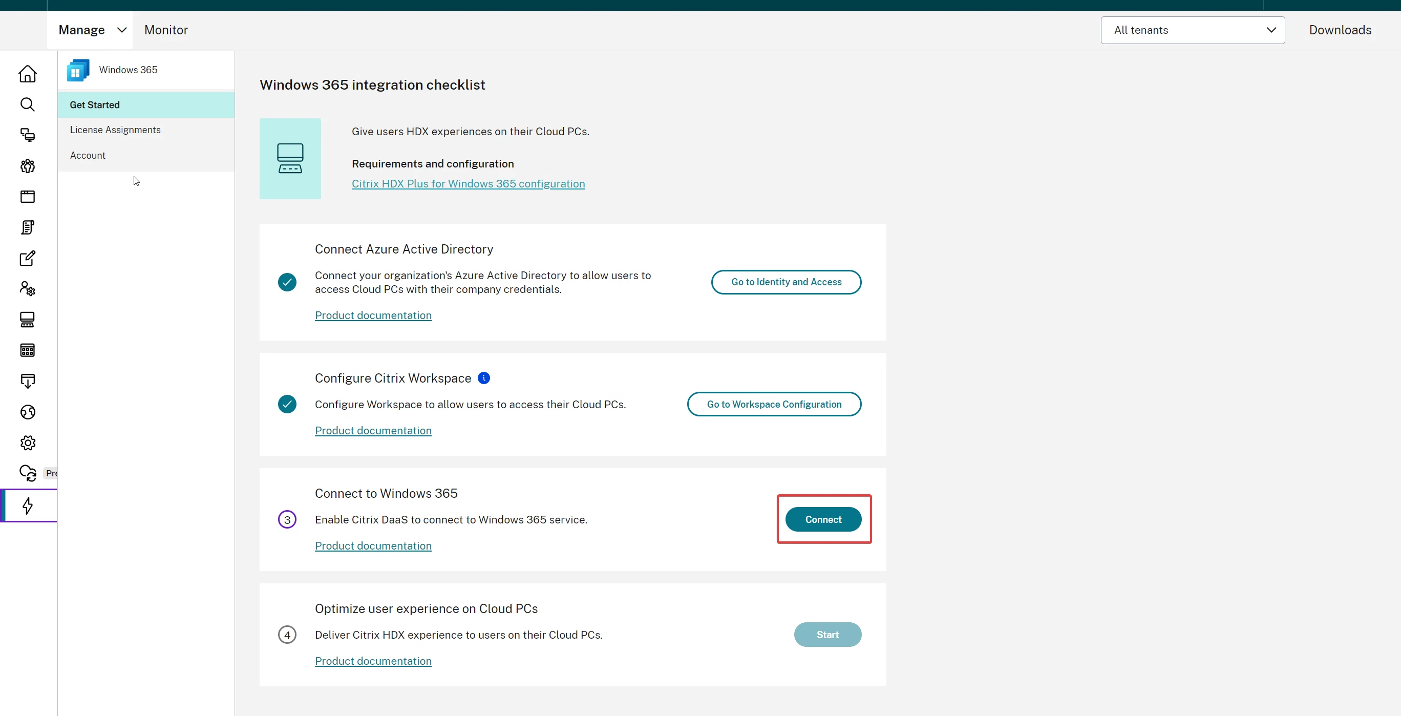 Citrix Cloud - Workspace configuration
