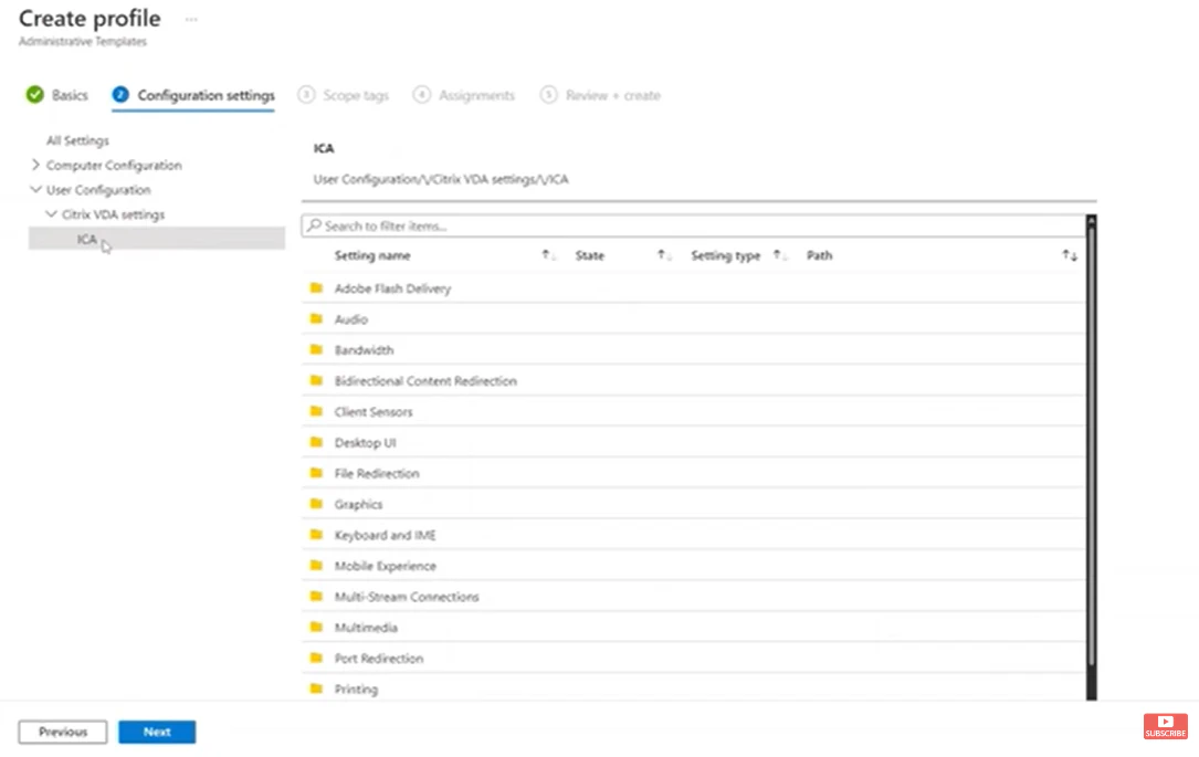 Windows 365 portal - Open in Citrix