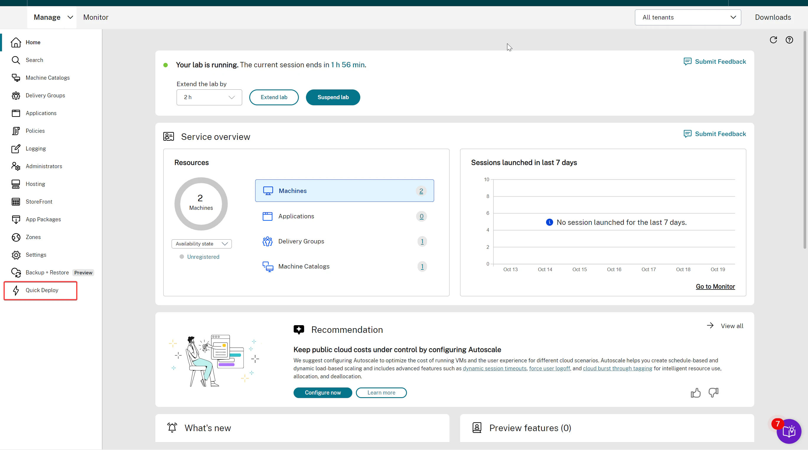 Citrix Cloud - Quick Deploy